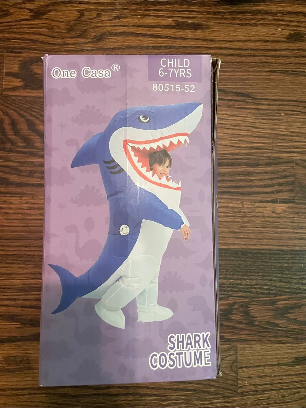 Kids Inflatable Blue & White Shark Costume - Fun Ocean Outfit